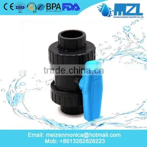SCH 80 PVC Double Union Ball Valve China Factory thumbnail-1