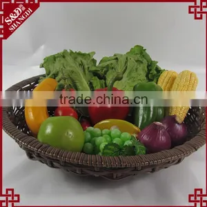 S&D High Quality Material Supermarket Display Basket/woven Basket Fruit Vegetable Display Rack thumbnail-2