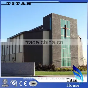 Muti-Storey Light Steel Prefabricadas Kit Church Building thumbnail-1