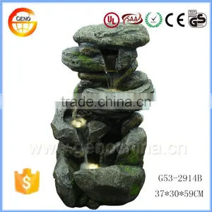 Trade Assurance Resin Gift Crafts Stone Finish Water Fountain thumbnail-1