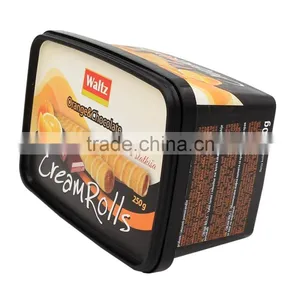 250g Cream Rolls Tubs With Lids,Food Grade Plastic Container Packaging Manufacturer thumbnail-4