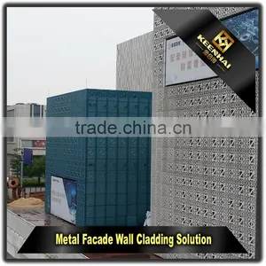 Architectural Laser Cutting Panels Outdoor Aluminum Curtain Wall for Building thumbnail-2