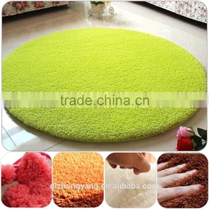 Oem Washable Floor Yoga Circular Shaggy Carpet Easy Step Shaggy Underlayment thumbnail-1