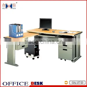 L-shape Modern Office Table thumbnail-1