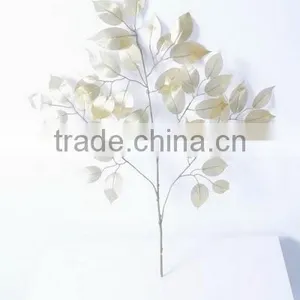 SJ071206 Landscaping Decorative Outdoor Silk Tree Leave With UV Protection thumbnail-2