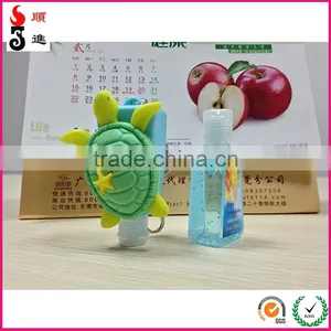 High Quality Scented Ethanol-based Antiseptic Hand Disinfectant With Cute Designs Portable Silicone Holders thumbnail-1