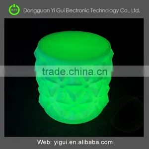 16 Color Changing Chair Party Decoration LED Light Up Cube Stools thumbnail-1
