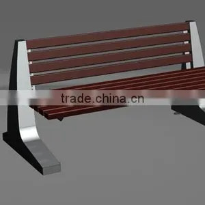 Outdoor Wooden Leisure Bench thumbnail-6