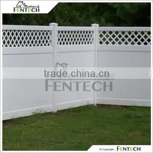 White Decorative Cheap PVC Fence thumbnail-1