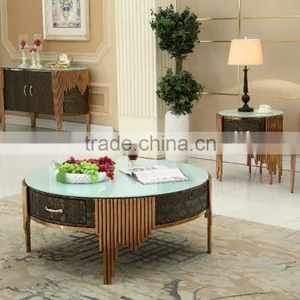 Hign Quality Luxury Stainless Steel Dining Table AH065 thumbnail-6