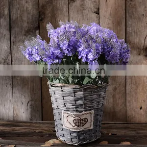 China Reliable Supplier Factory Direct Sales Wicker Flower Basket thumbnail-1