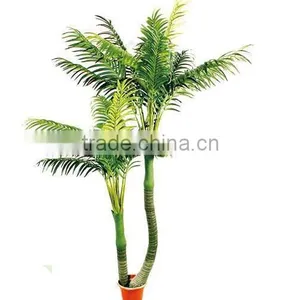 Wholesale Plastic Fake Artificial Green Bonsai With Pot for Interior Decoration thumbnail-1