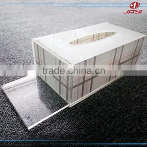 China Custom Printed Acrylic Lucite Plastic Tissue Box Holder for Car thumbnail-5