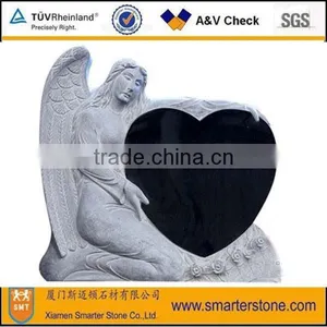 Tombstone With Angel Heart Tombstone thumbnail-1