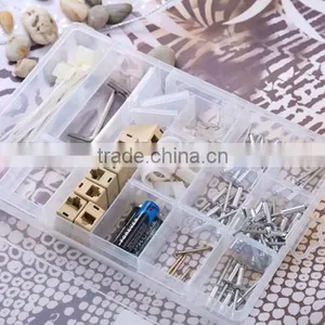 Hot Sale Transparent Plastic Storage Boxes Screws and Nails/ Clear Plastic Storage Container Nail Divider thumbnail-3