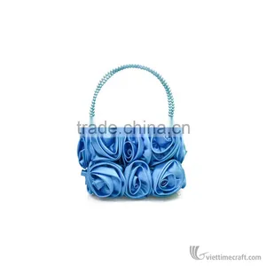 Rose Clutch, Many Color, Handmade in Vietnam thumbnail-1