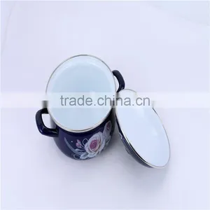 Double Handles Stockpot Enamel Cassrole / Cookware With Lid thumbnail-3