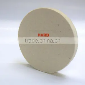 100% Hard Wool Felt Polishing Wheels for Stainless Steel Glass Marble thumbnail-2