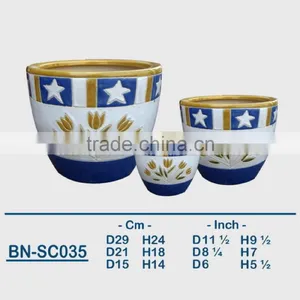 Vietnamese Ceramic Indoor Pot/ Indoor Planter BN-SC035 thumbnail-1
