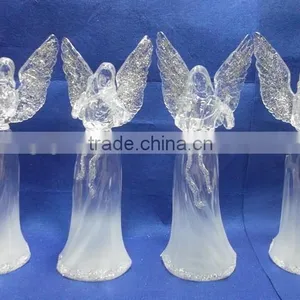 Led Plastic Acrylic New Christmas Angel Figurines Statue for Sale thumbnail-3