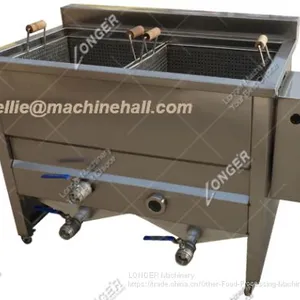 Double Tanks Nuts Fryer Machine thumbnail-1