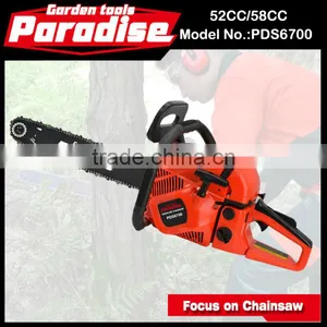 PDS6700 58CC 2.4KW 20"BAR Manual Hand Hydraulic Chain Saw Cs5800 thumbnail-1