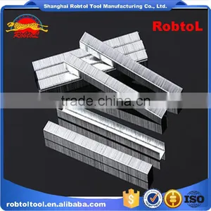 Pneumatic Nailer Staple Wood Furniture 6mm U Shape Staple Pins Gauge Silver Galvanized Code Nail Carton Seal Pin thumbnail-1