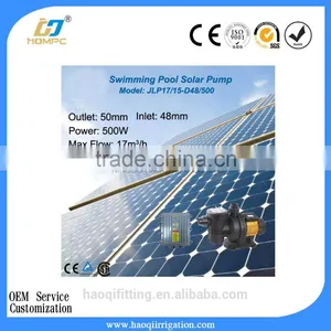 DC 48V 500W Swimming Pool Pump Solar Water Pump System thumbnail-2