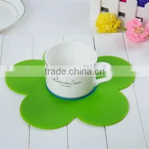 Custom Silicone Coasters Food Grade Silicon Different Flower Shape Coaster thumbnail-1