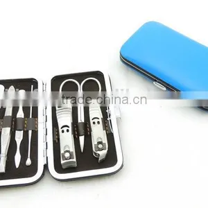 PU Case Manicure Set / 7pcs Men's Pedicure Set thumbnail-1