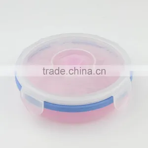 High Quality Silicone Kitchen Bowl,Cook Ware Set,Folding Bowl thumbnail-3