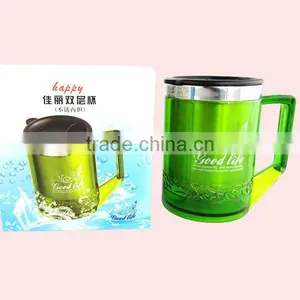 Stainless Steel Double Wall Mug With Handle thumbnail-2