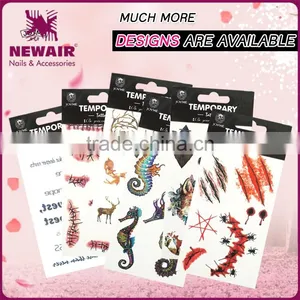 Custom Peel off Stickers Art Paper Custom Body Temporary Tattoo Sticker thumbnail-5