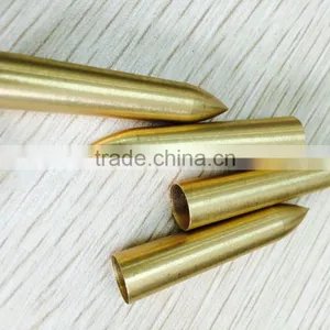 8mm Long Copper Bullet Points For DIY Archery Target Arrows thumbnail-2