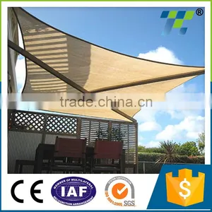 100% Virgin HDPE Material Backyard Square Sun Shade Sail thumbnail-1
