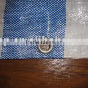 PE Coated Woven Fabric With Eyelets 150gsm thumbnail-5