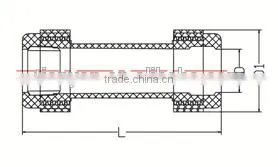 HIGH QUANLITY COMPRESSION COUPLING OF PVC GB STANDARD PIPES & FITTINGS FOR WATER SUPPLY thumbnail-2