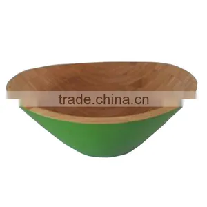 Custmon Size Bamboo Products Bowls Dinnerware Type and Colorful Bamboo Products thumbnail-1