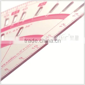 Kearing 15cmProtractor Sandwich Line Drafting Plastic Protractor #P101 thumbnail-3