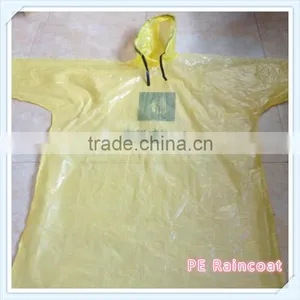 Beautiful Light Practical PE Raincoat Printing Logo thumbnail-2