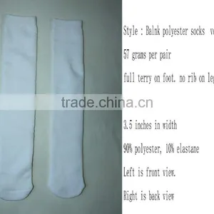 100 Polyester Socks Sublimation Blank Polyester Socks thumbnail-3