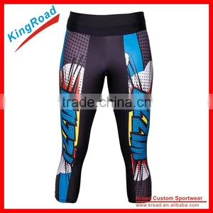 Newest 2015 Custom Compression Pants, Compression Leggings, Mens Tights thumbnail-1