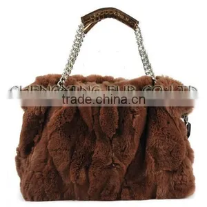 CX-H-38 Genuine Rex Fur 2013 Latest Design Bags Women Handbag thumbnail-1