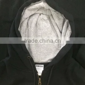 Men's New Apparel 100% Cotton Microfiber Printed Custom Zipper -up Hoodies thumbnail-6