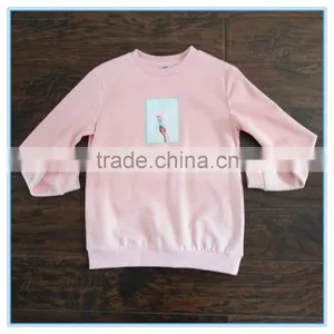 Custom Sublimation Hoodies/Sweatshirt Printed Pink Color Polyester/Cotton Plain Hoodie thumbnail-3