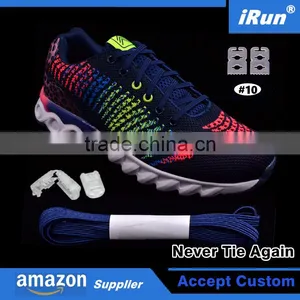 Elastic NO TIE Shoe Laces For Individuals With Special Need - Navy No Tie Convienient Easy Shoe Laces - 10 Colors thumbnail-1