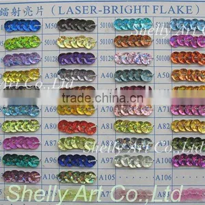 Hot Fix Sequins 5mm Color Laser thumbnail-1