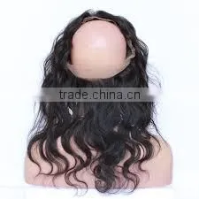 Brazilian Body Hair Extension 360 Lace Frontal Closure thumbnail-4