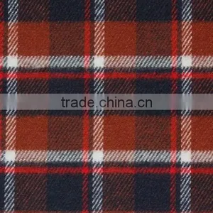 100% Cotton Printed Plaid Flannel Fabric thumbnail-4