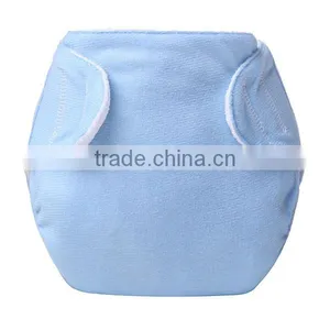 Red Color Design Reusable Summer Training Pants Infant Diaper Cloth thumbnail-2